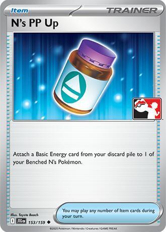 Journey Together N's PP Up [Prize-Pack] Pokémon card